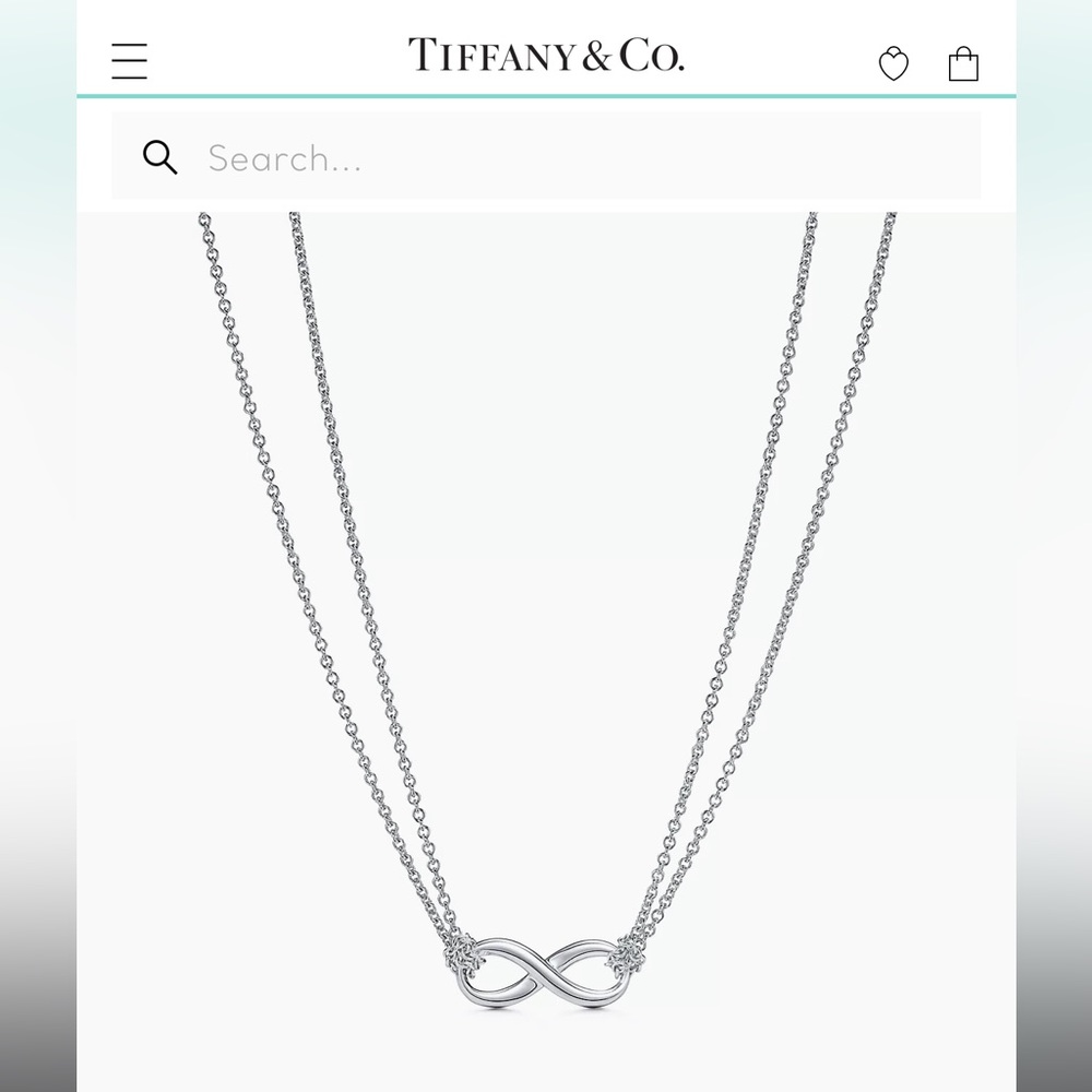 Tiffany infinity necklace